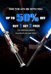 CLAIM 2 FREE MYSTERY SABER （on selective sabers）