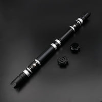 YCSABERS neopixel lightsaber obsidian double-bladed