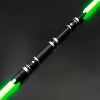 YCSABERS neopixel lightsaber obsidian double-bladed