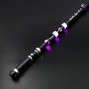 YCSABERS neopixel lightsaber obsidian double-bladed